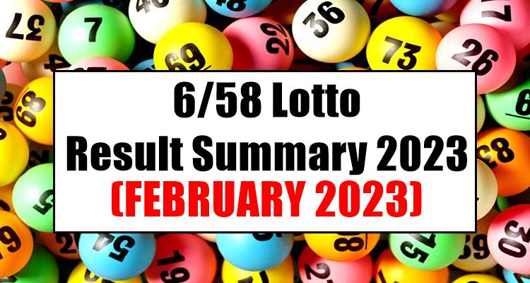 Lotto Result Summary For The Month Of February Pcso Lotto